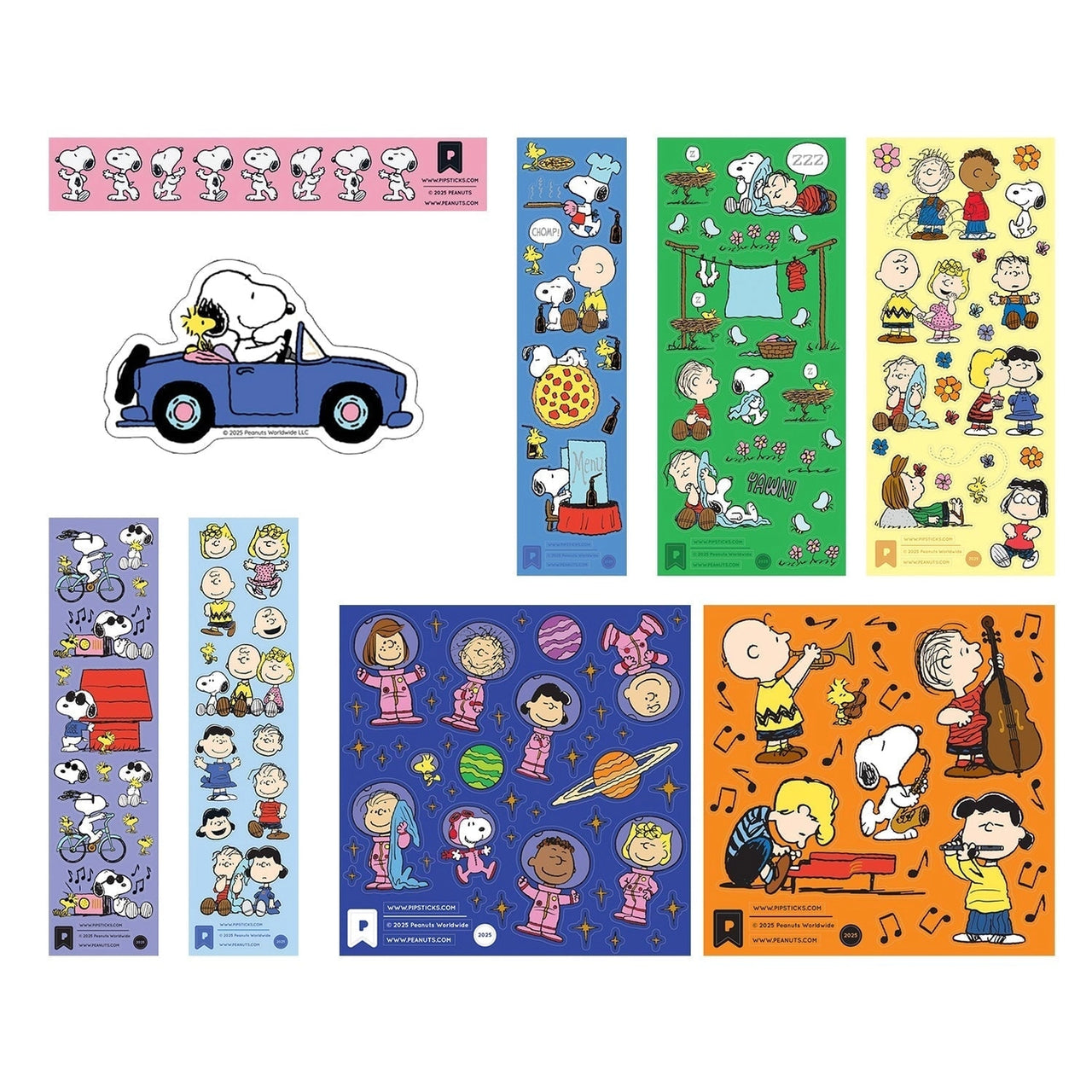 PEANUTS STICKERS GRAB BAG