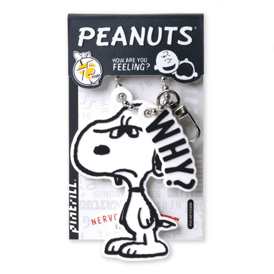 PEANUTS SNOOPY WHY BAG CHARM