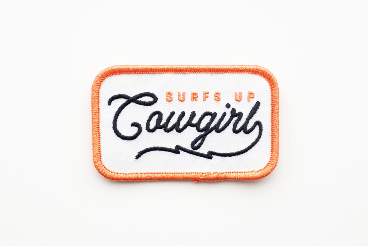 SURFS UP COWGIRL PATCH