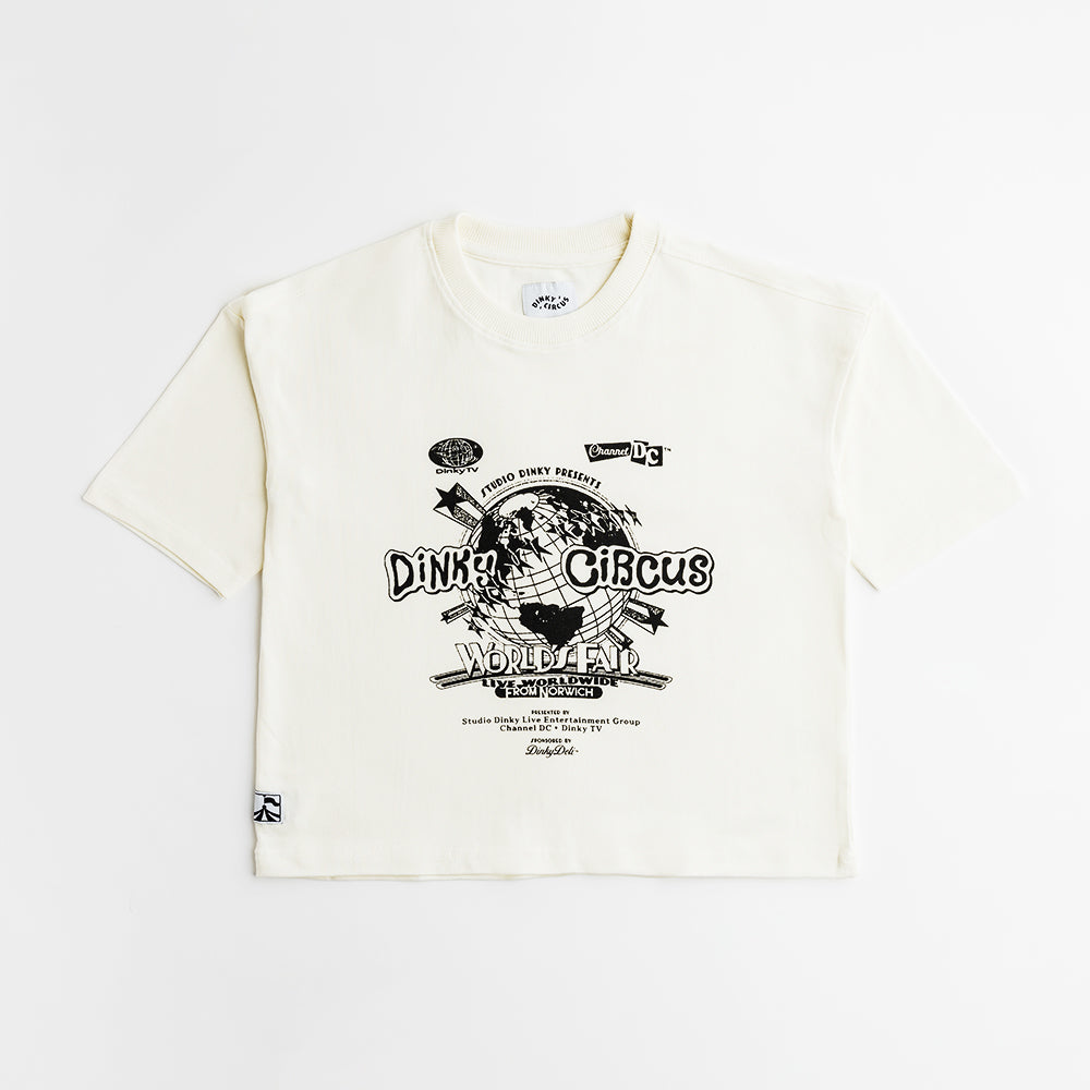 WORLDS FAIR TOUR TEE | MARSHMALLOW