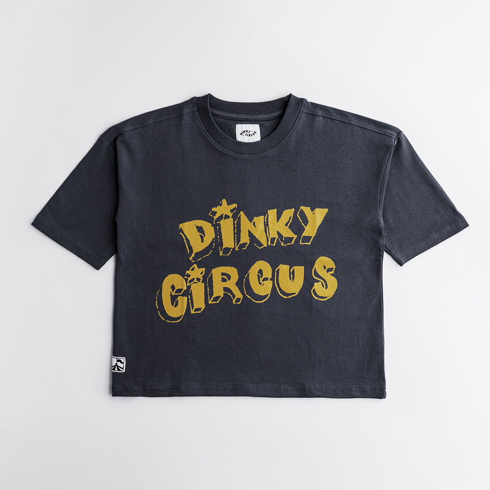 DINKY STAR TEE | BURNT ASH GREY