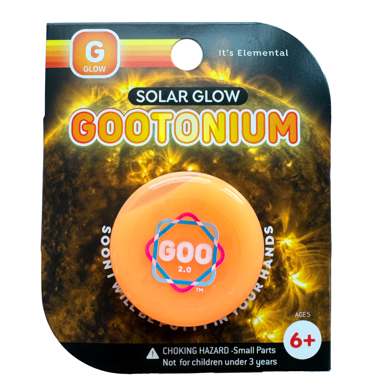 GOOTONIUM | GLOWING ORANGE SOLAR PUTTY