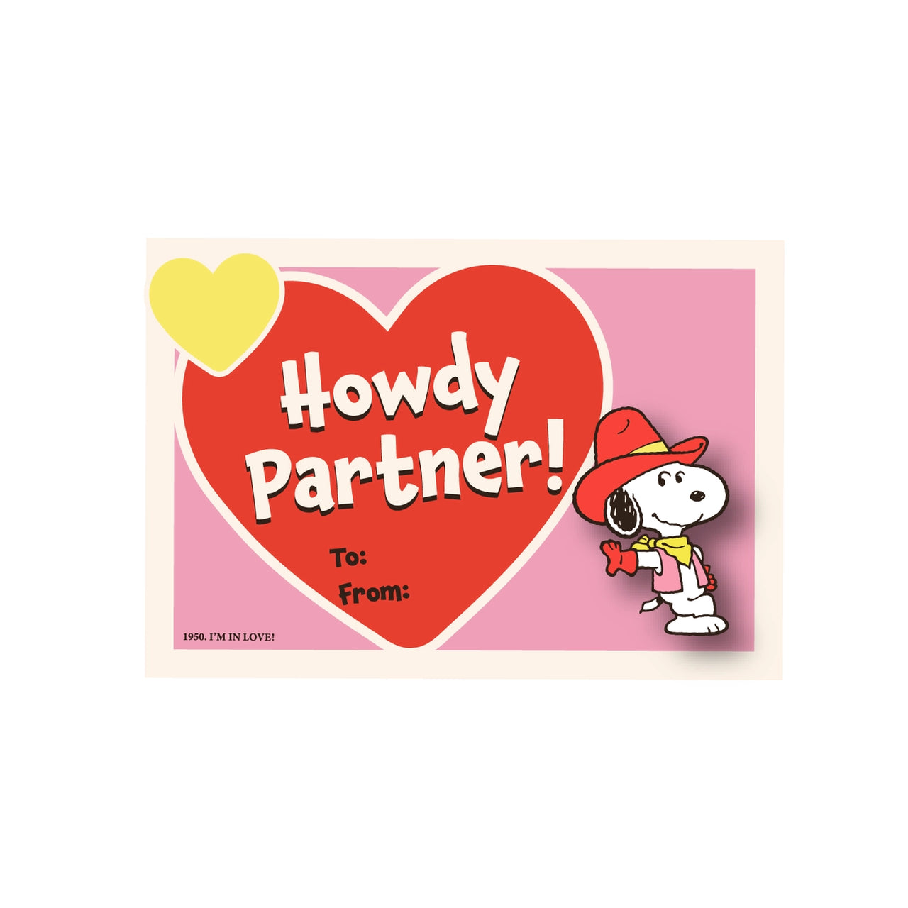 PEANUTS SNOOPY HOWDY PARTNER PIN