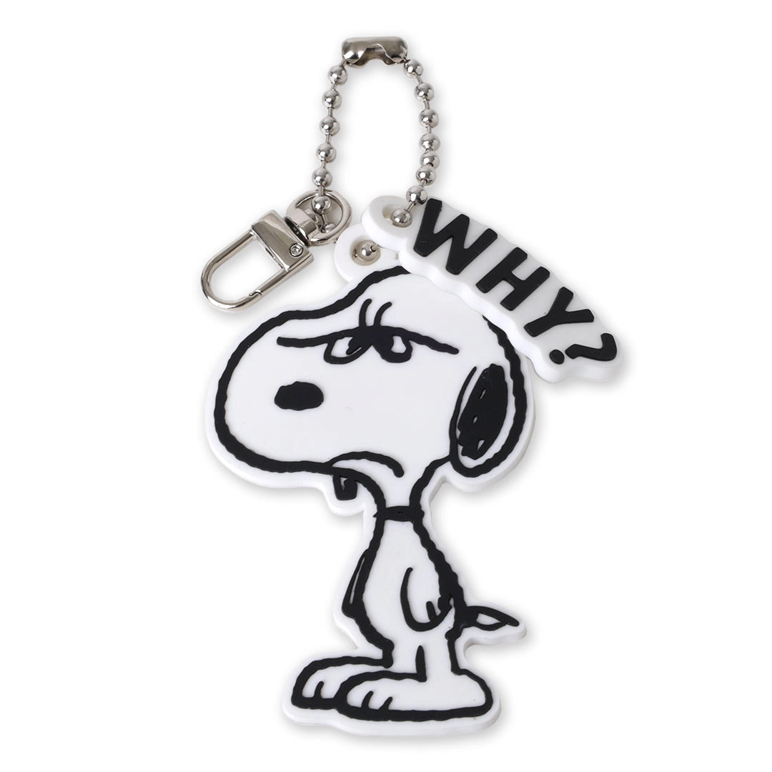 PEANUTS SNOOPY WHY BAG CHARM