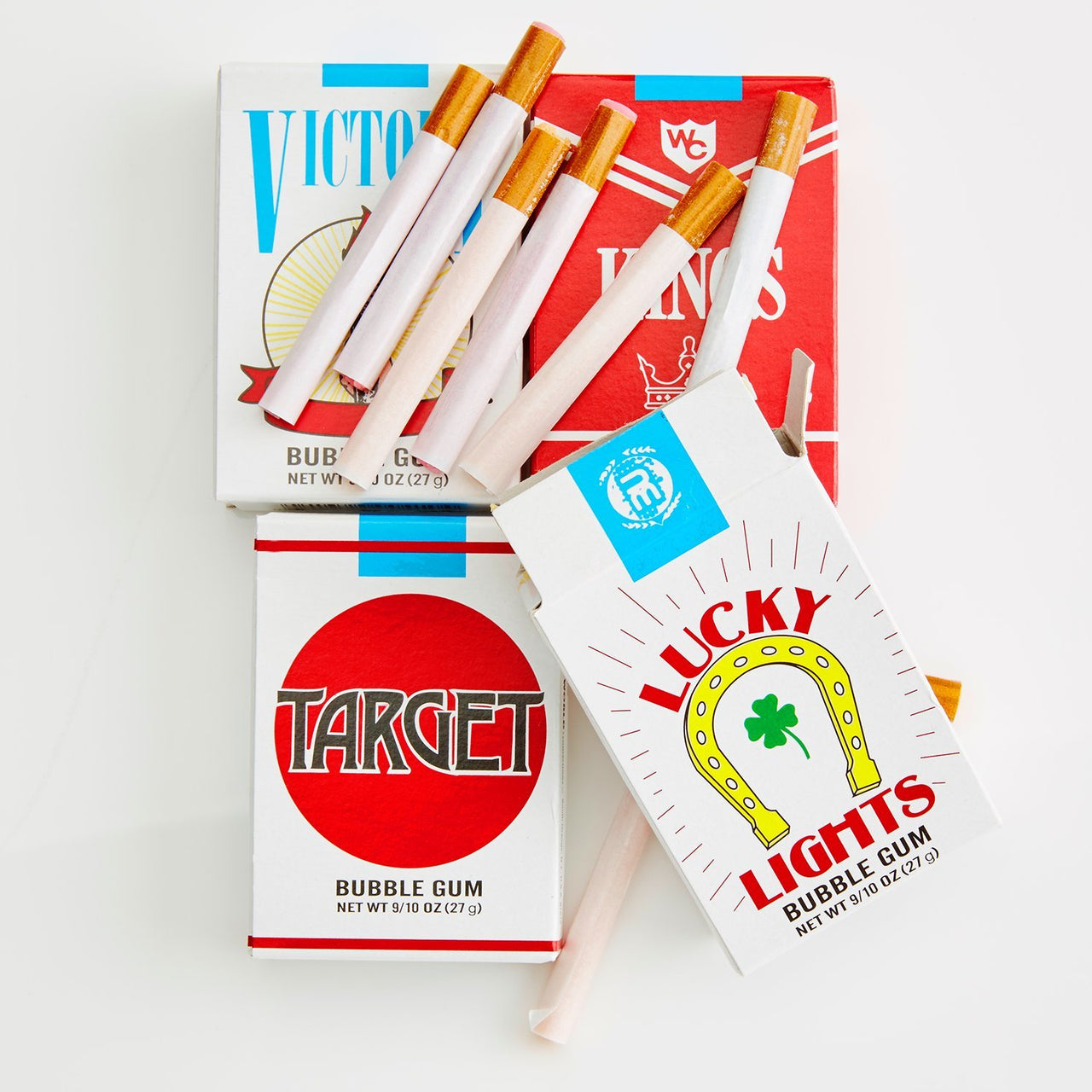 WORLDS KING SIZE BUBBLE GUM CIGARETTE STICKS