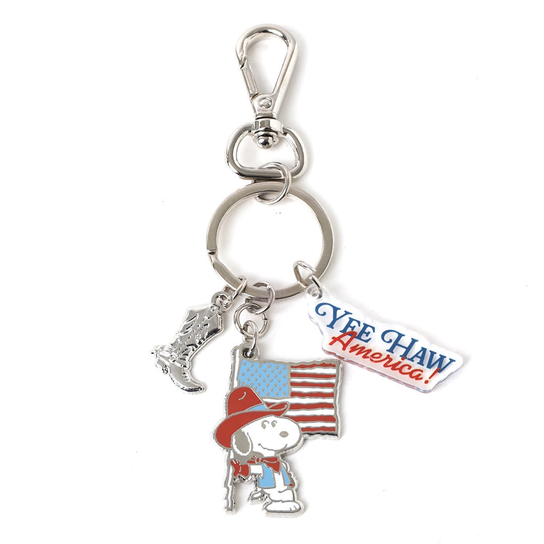 PEANUTS SNOOPY YEE HAW KEYCHAIN