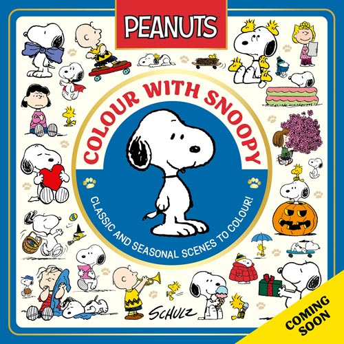 PEANUTS COLOUR WITH SNOOPY