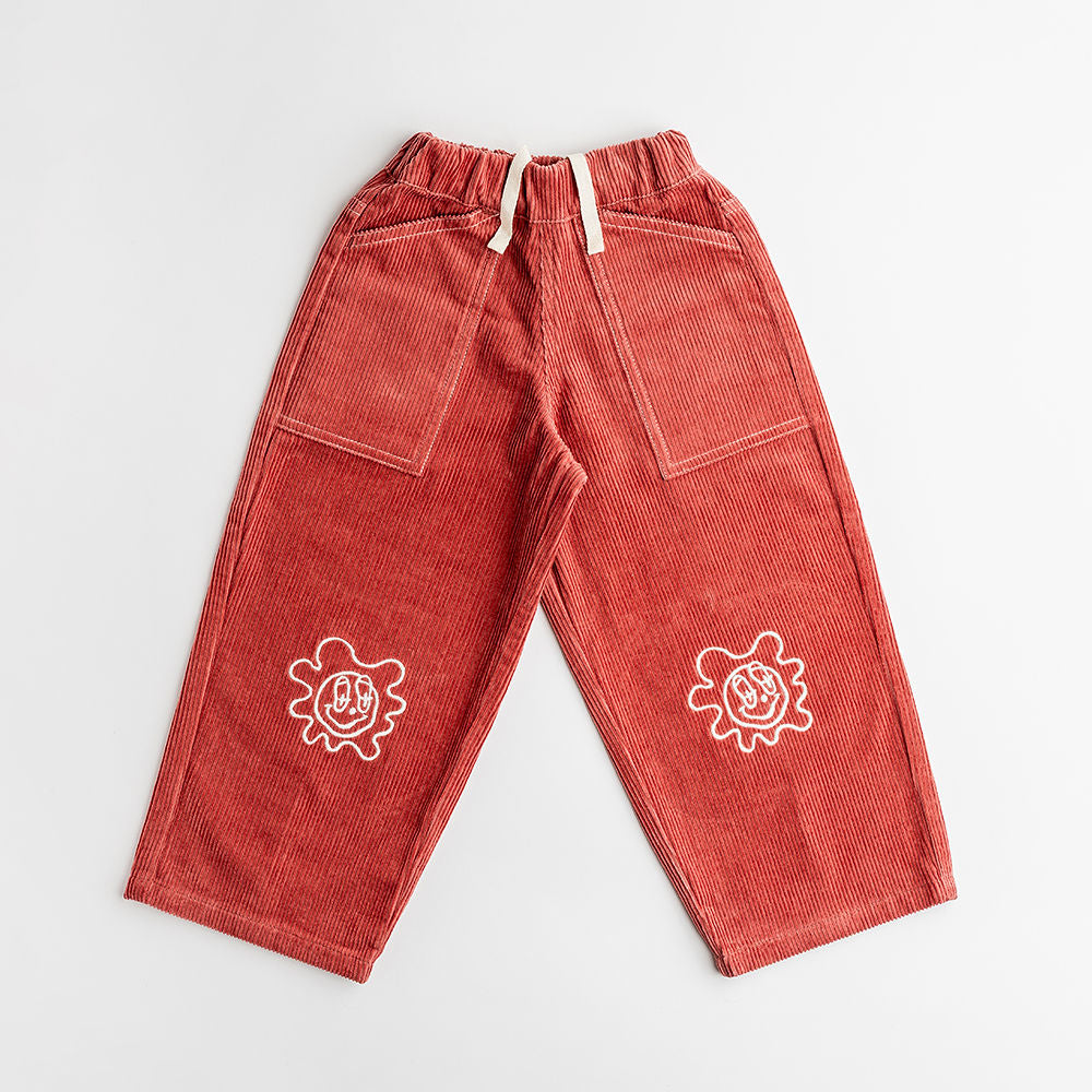 GARDENER WIDE LEG TROUSERS | ROSE DUST