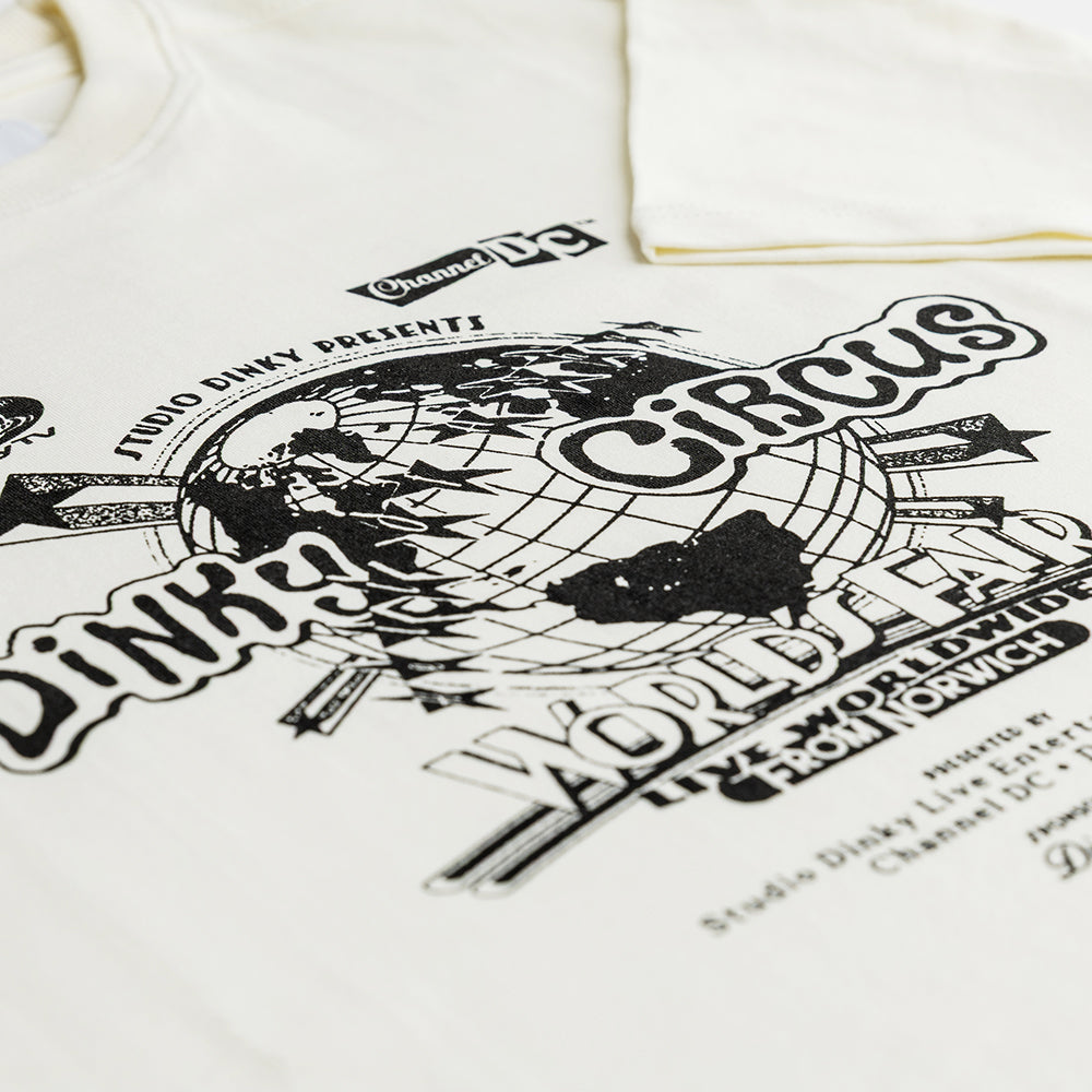 WORLDS FAIR TOUR TEE | MARSHMALLOW