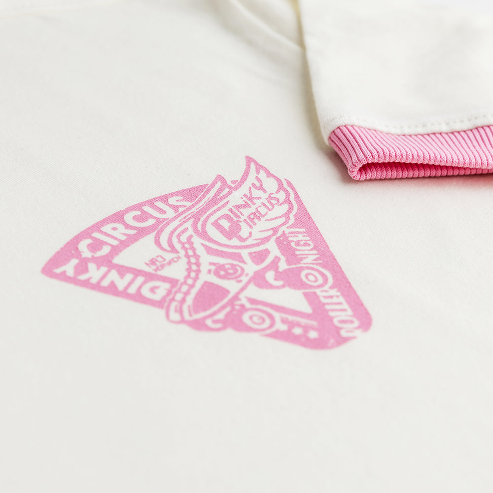 ROLLER NIGHT RINGER TEE | MARSHMALLOW