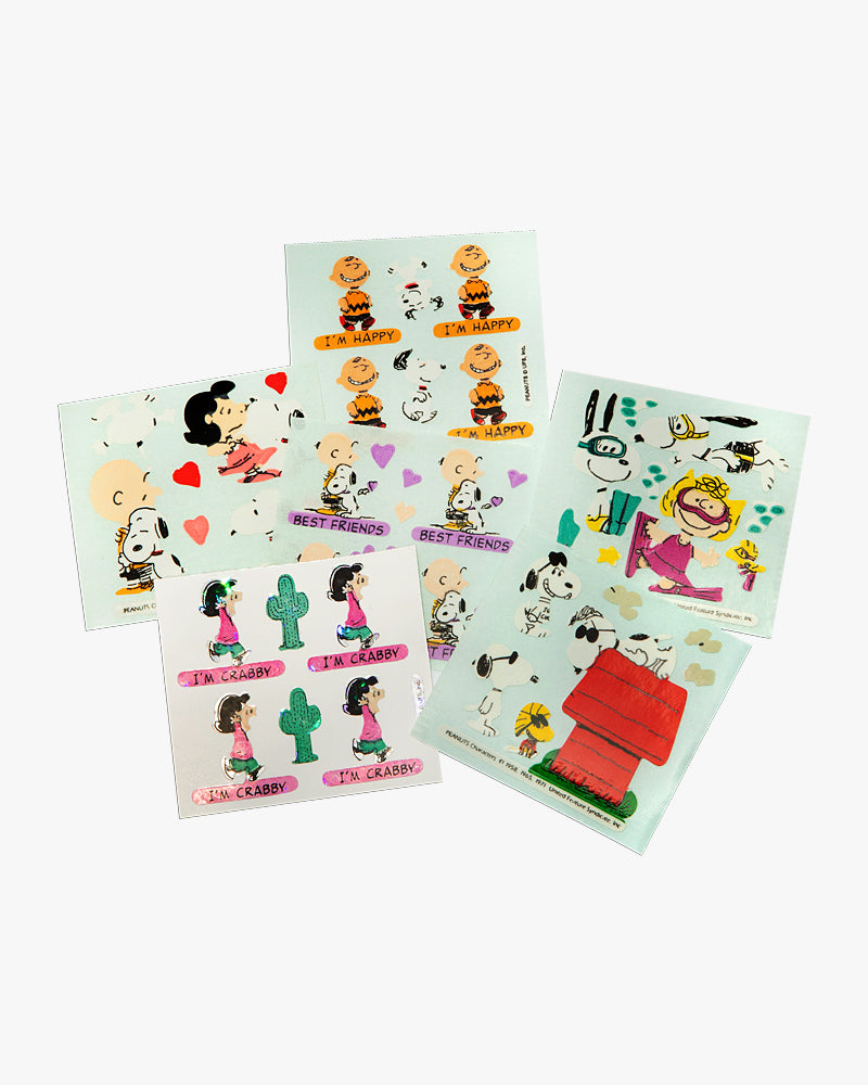 Snoopy Sticker Pack PEANUTS STICKER PACK – dinky-circus