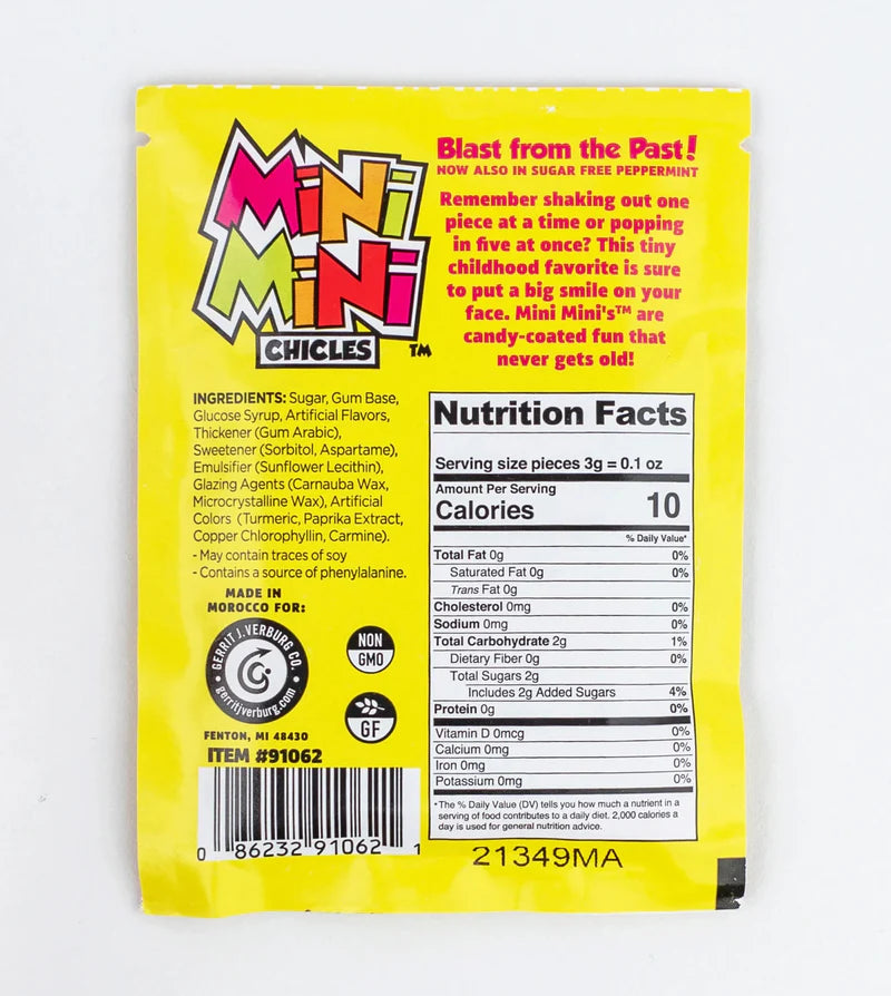 MINI MINI CHICLES GUM