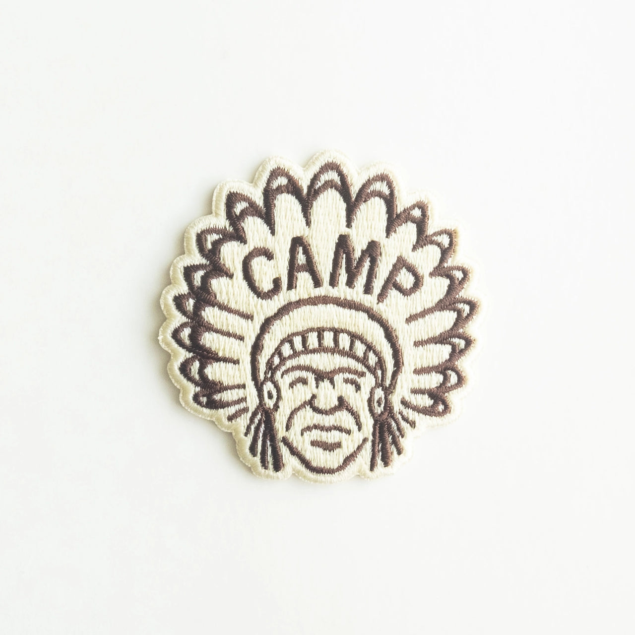 INDIAN CHIEF CAMP PATCH